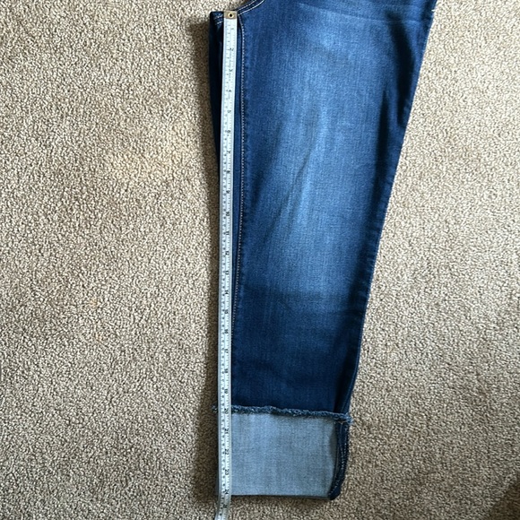 NWOT 1822 DENIM Taylor Vintage Denim Crop Skinny with cuff - Picture 8 of 10